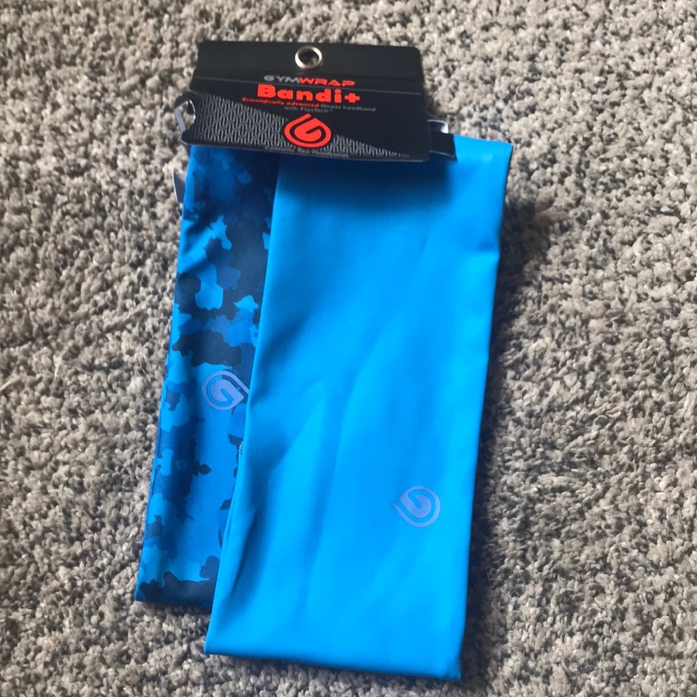 Gym wrap bandit headbands set of 2